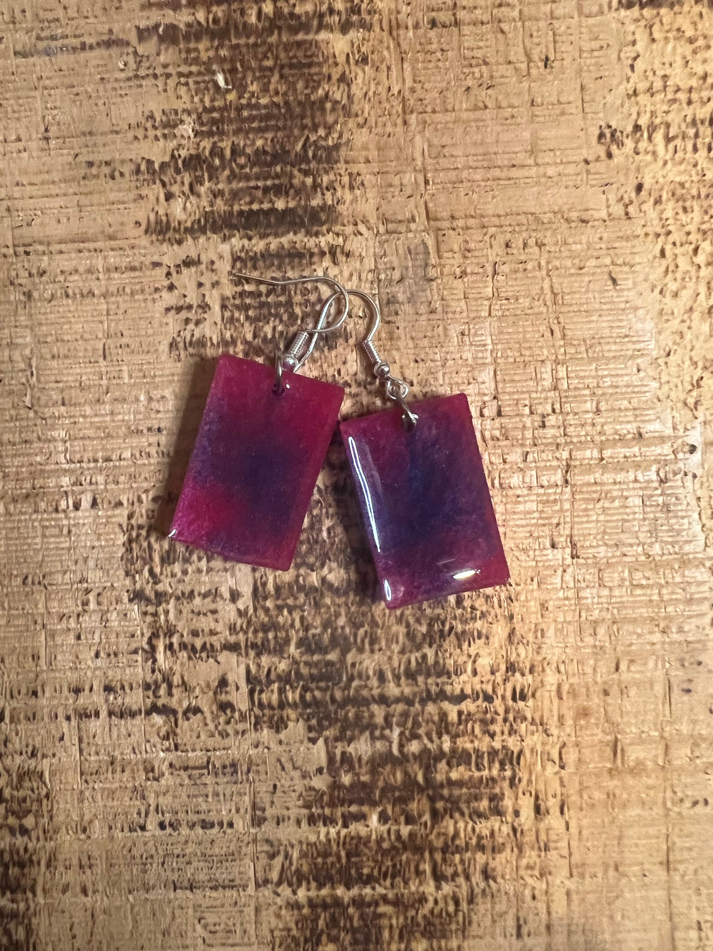 Hand Crafted Epoxy Resin Earrings